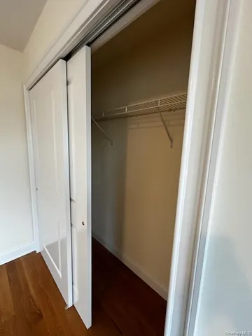 a view of closet area