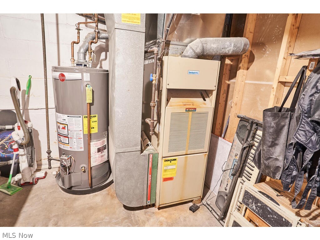 563 East Wilbeth Road Akron, OH 44301 - Photo 19 of 19 Utility room featuring water heater