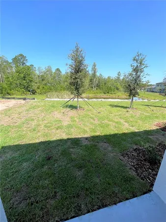 a house view with a garden space