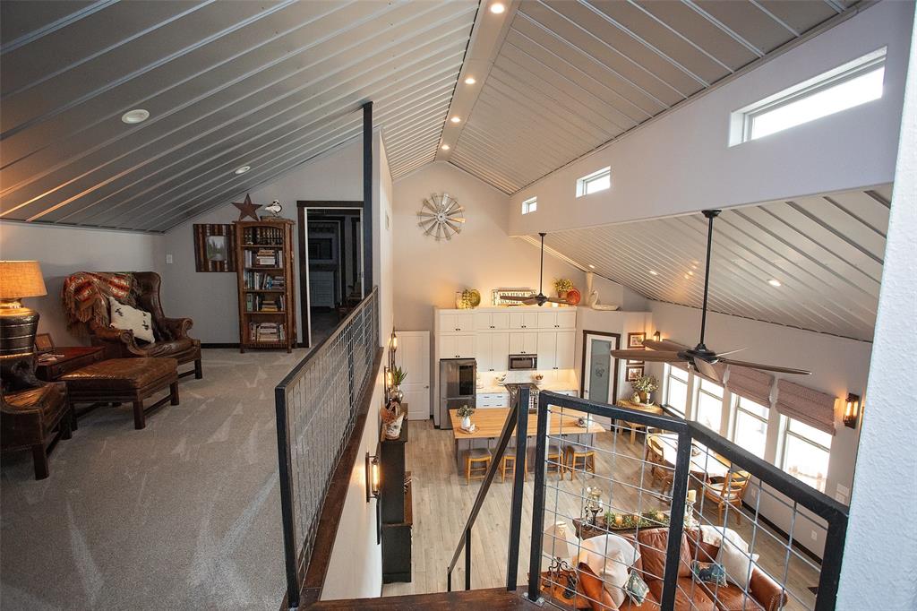 1982 Rocky Mound Road Graham, TX 76450 - Photo 18 of 35 Loft area with Flex space. Office, open living space, bunk bedroom with bath; you decide.