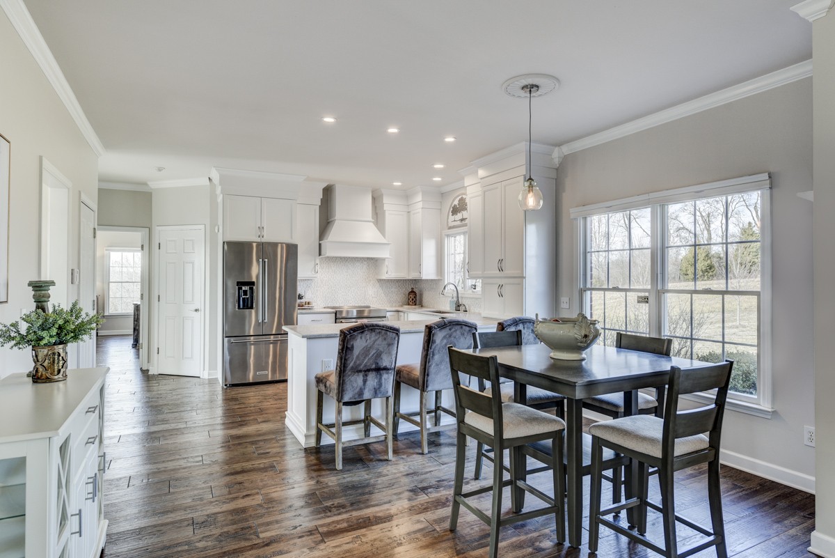 Breakfast area off the kitchen