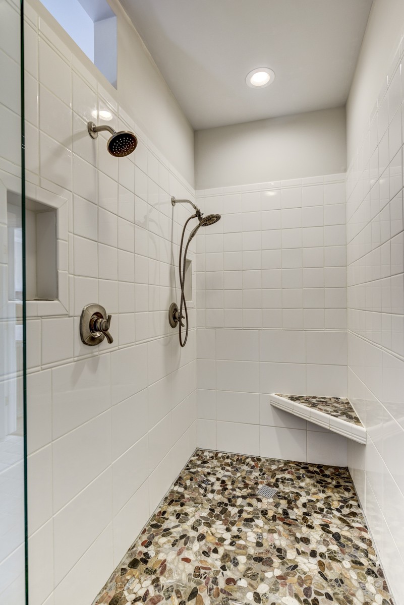 6530 Cox Road College Grove, TN 37046 - Photo 10 of 22 Huge walk in shower with double shower heads