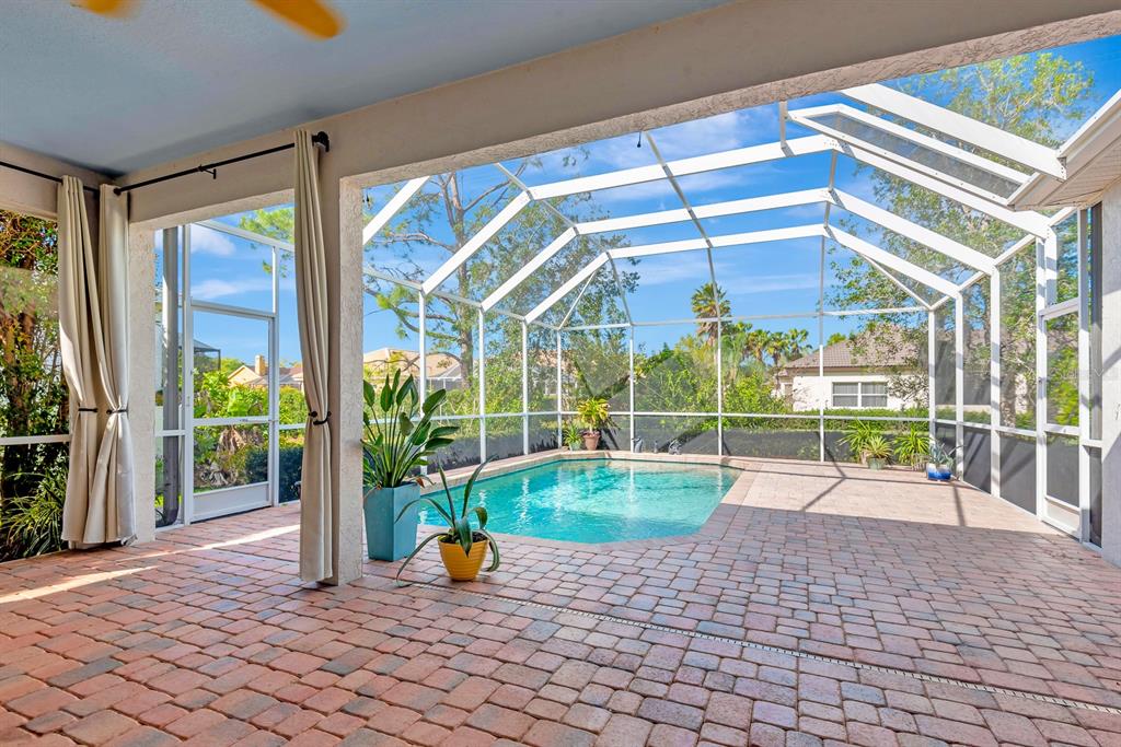 7344 Arrowhead Run Lakewood Ranch, FL 34202 - Photo 13 of 24 a view of a swimming pool with a porch