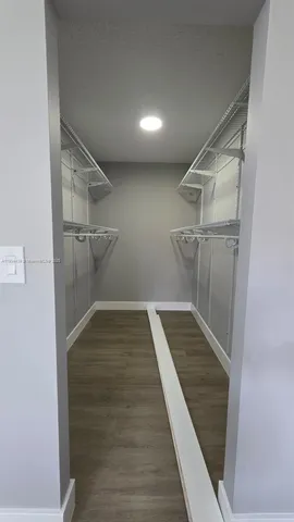 a view of walk in closet