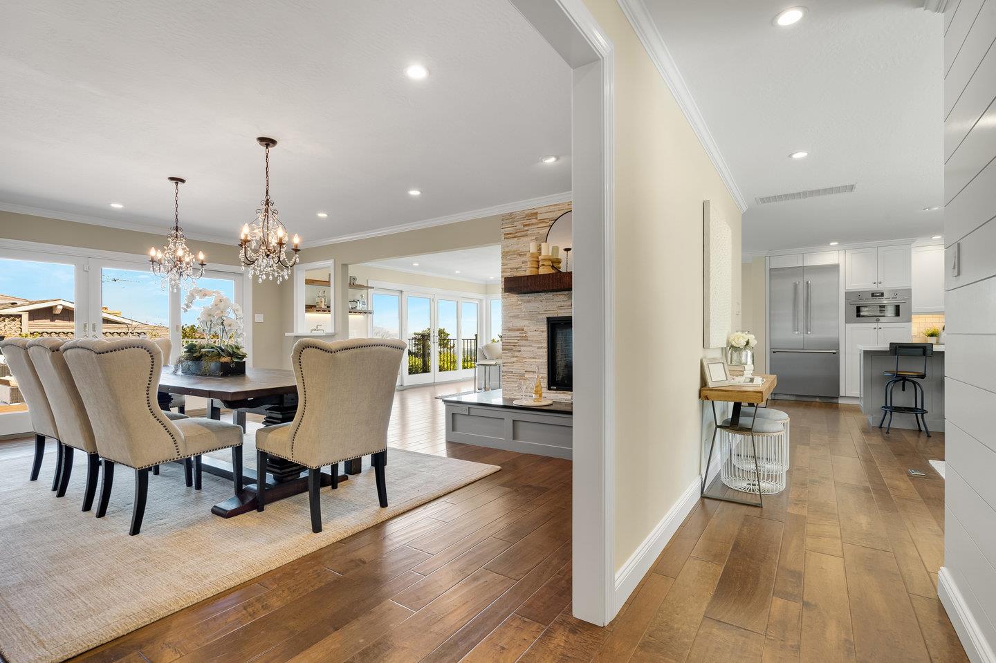 1270 Roble Road Millbrae, CA 94030 - Photo 8 of 35 a view of a dining room with furniture and wooden floor