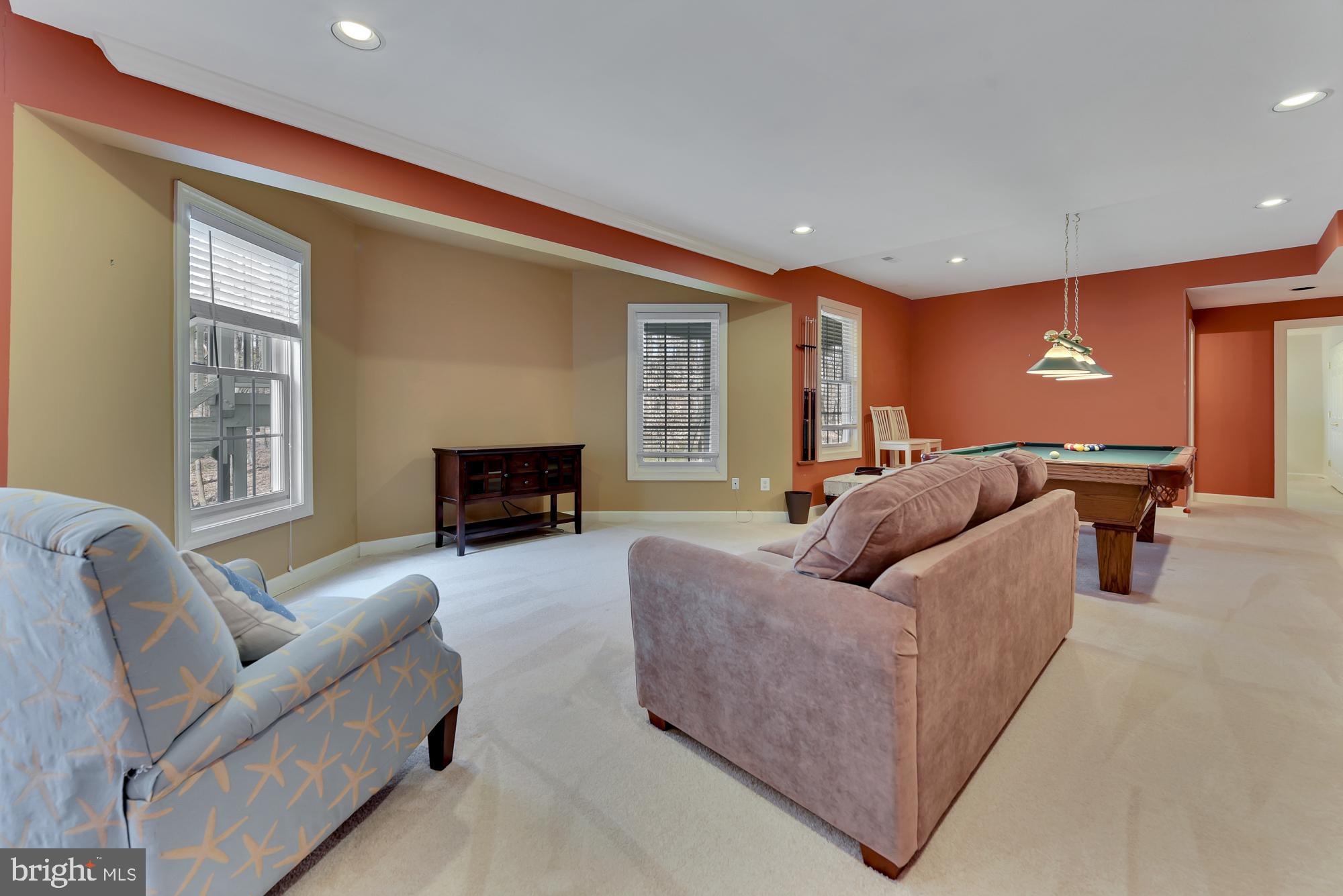 22 Hackett Court Poolesville, MD 20837 - Photo 43 of 54 Large finished recreation room with walk-out!