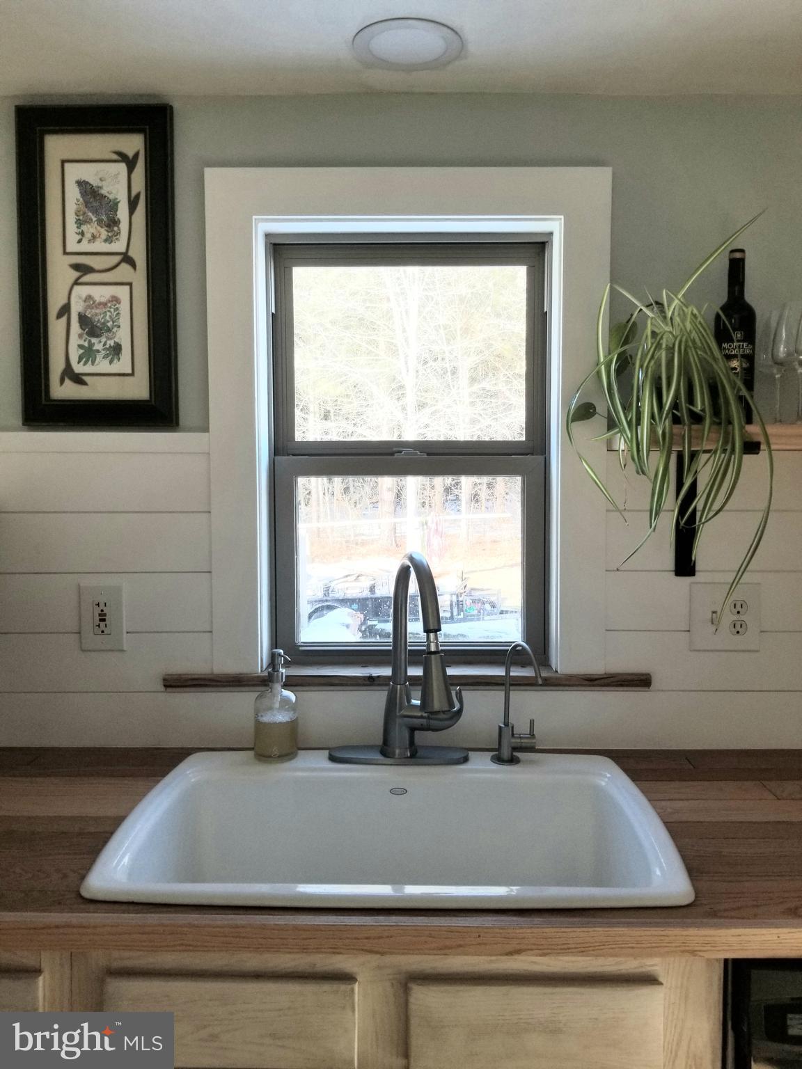 7741 Downs Road Newark, MD 21841 - Photo 9 of 22 a view of a sink a window and a potted plant