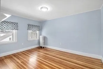 wooden floor in a room