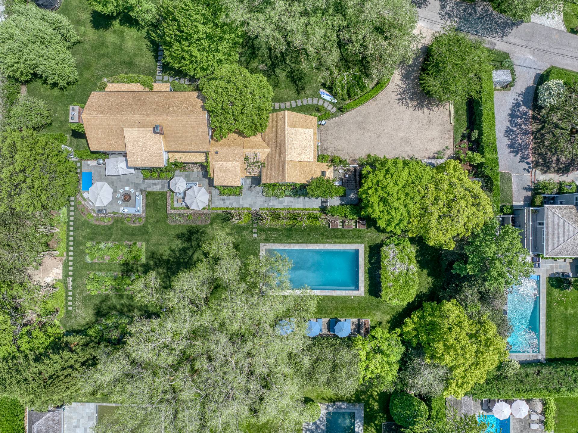46 Westminster Road Water Mill, NY 11976 - Photo 26 of 28 an aerial view of a house with outdoor space