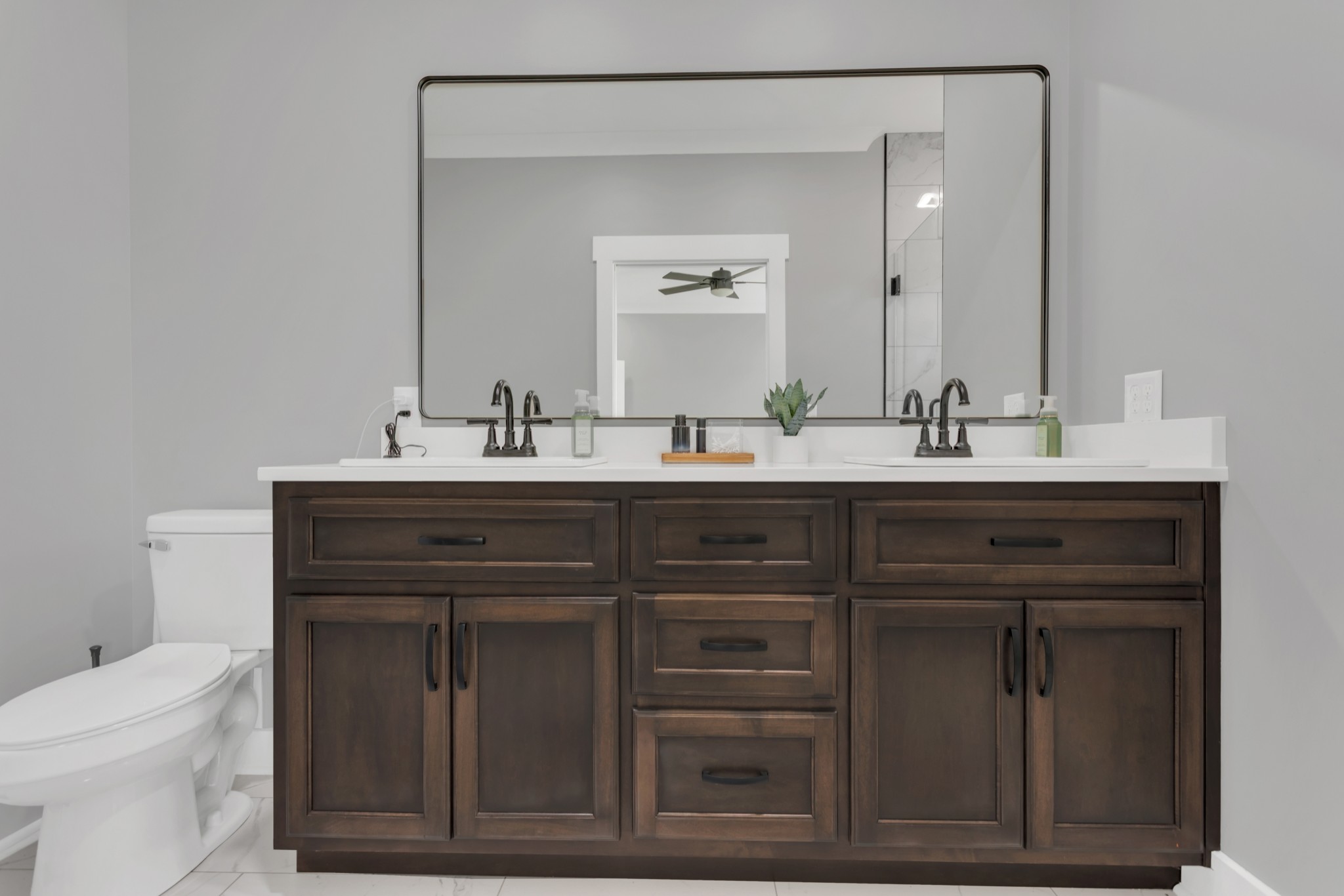 200 Beartown Road Loretto, TN 38469 - Photo 14 of 24 a bathroom with a sink vanity and toilet