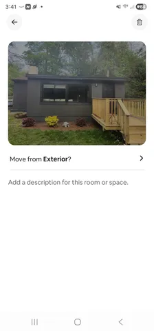 a picture of a bench in a room