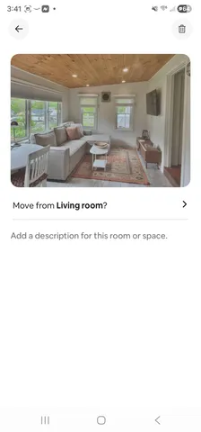 a view of a living room