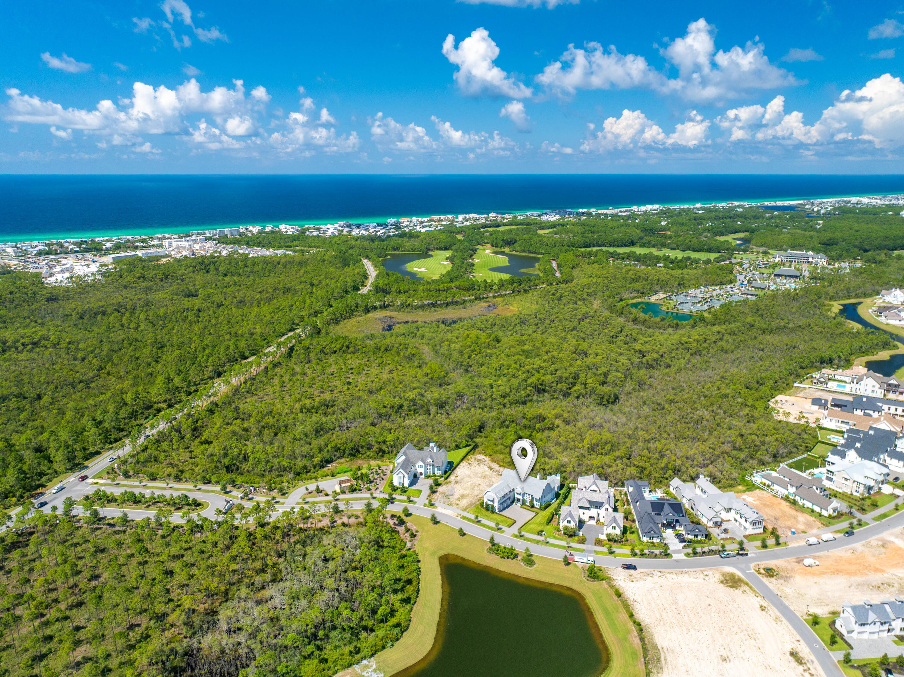 125 Golfridge Dr Inlet Beach Inlet Beach, FL 32461 - Photo 110 of 110 Aerial Marked