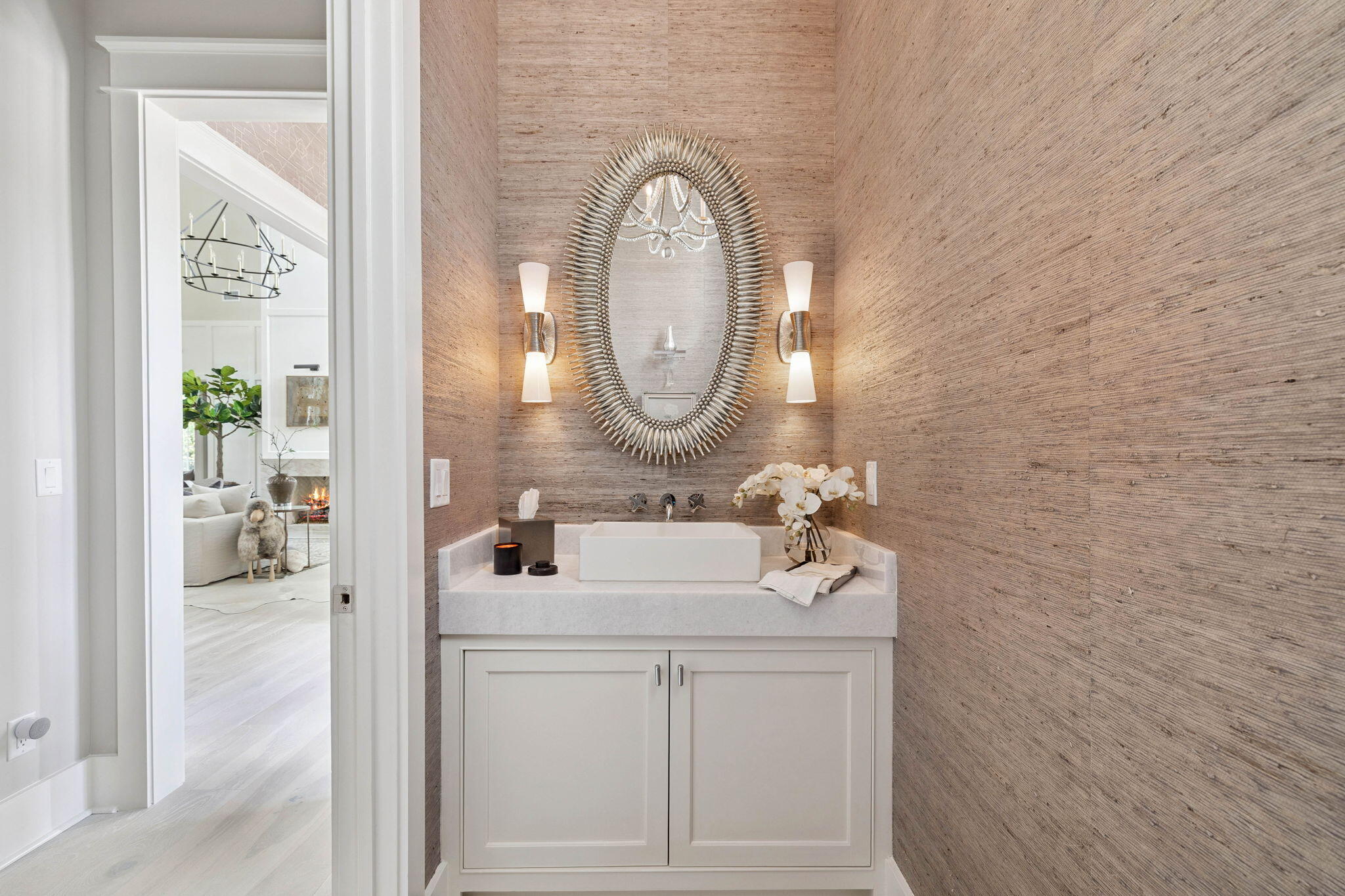 125 Golfridge Dr Inlet Beach Inlet Beach, FL 32461 - Photo 5 of 110 a bathroom with a sink vanity and a mirror