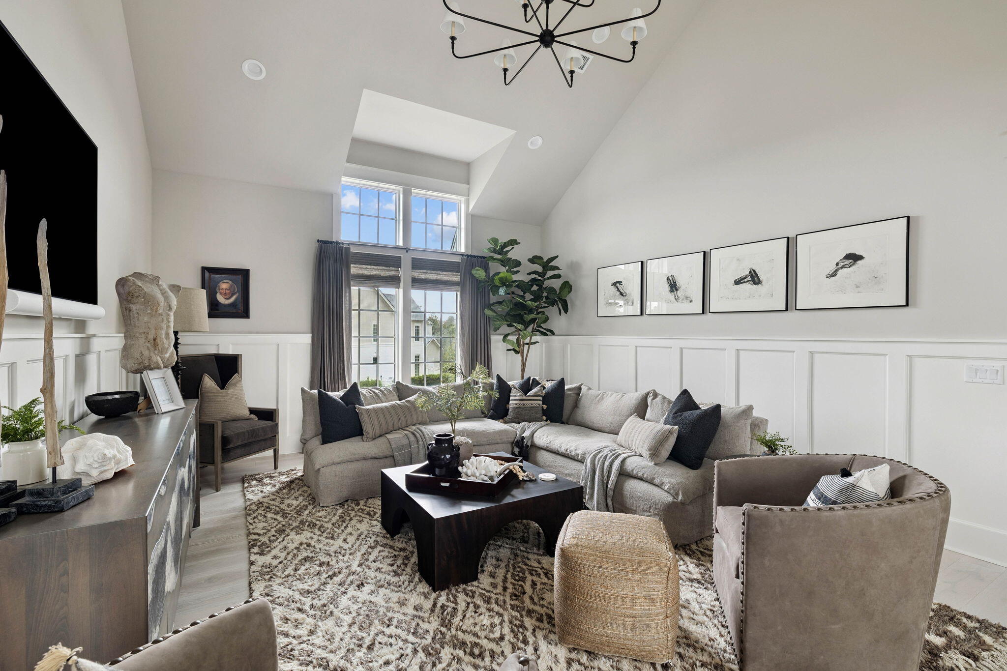 125 Golfridge Dr Inlet Beach Inlet Beach, FL 32461 - Photo 68 of 110 a living room with furniture or couch and a flat screen tv