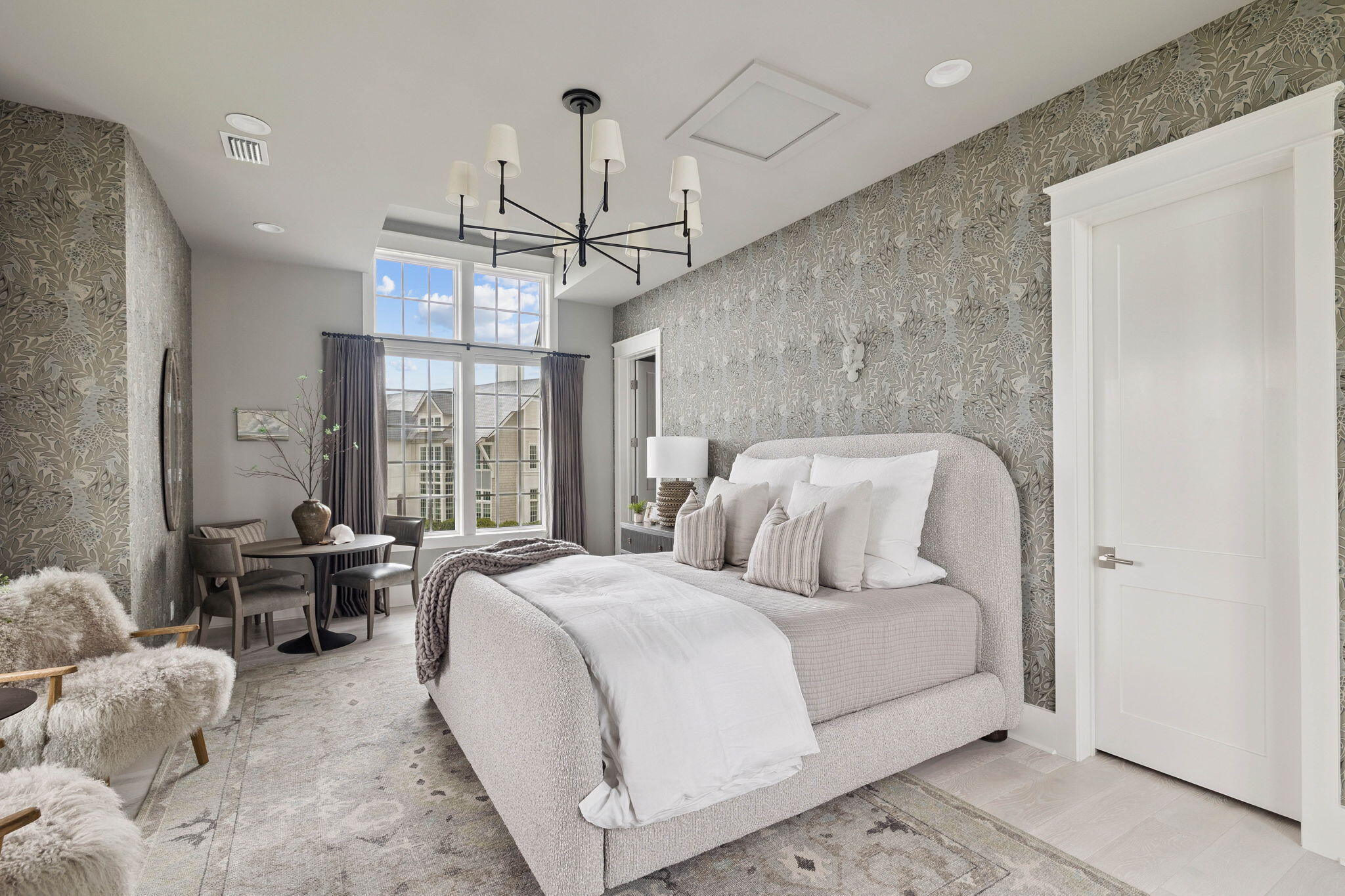 125 Golfridge Dr Inlet Beach Inlet Beach, FL 32461 - Photo 71 of 110 a bedroom with double bed and large window