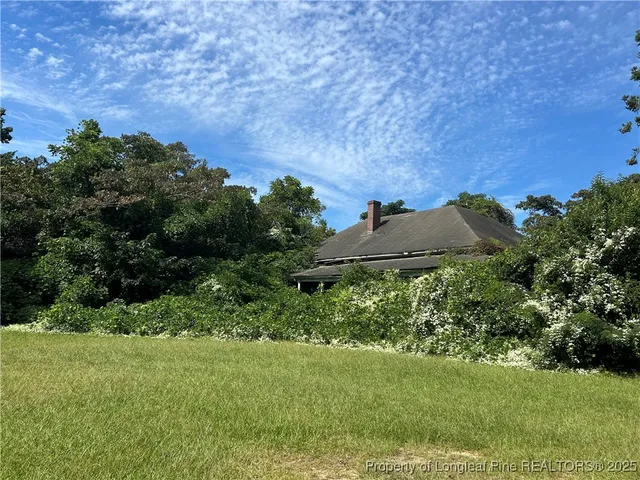 a aerial view of a house
