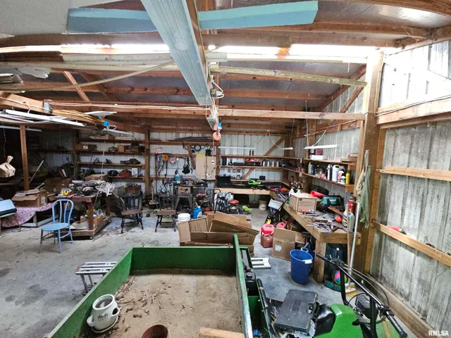 a view of storage and utility room