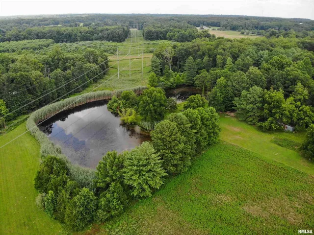 a view of a garden with a lake view
