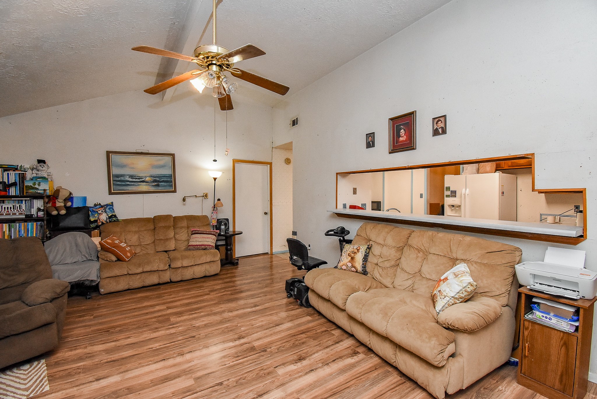 23003 Good Dale Lane Spring, TX 77373 - Photo 6 of 13 a living room with furniture and a wooden floor