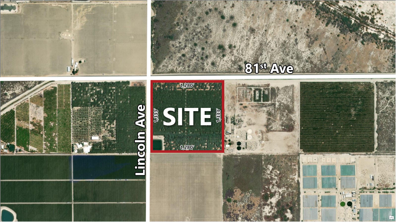 0 Sec Lincoln Street Thermal, CA 92274 - Photo 3 of 23 39.12 AC 81st Ave, TH Parcel Map