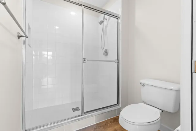 a view of small space with racks on the wall