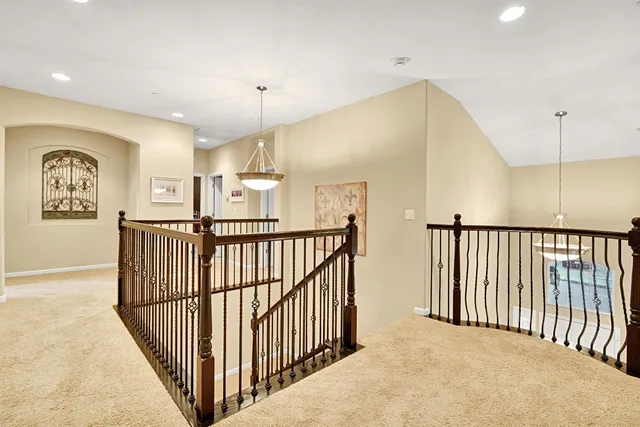 a view of a workspace with furniture