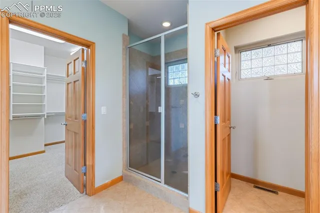 a view of elevator with hallway
