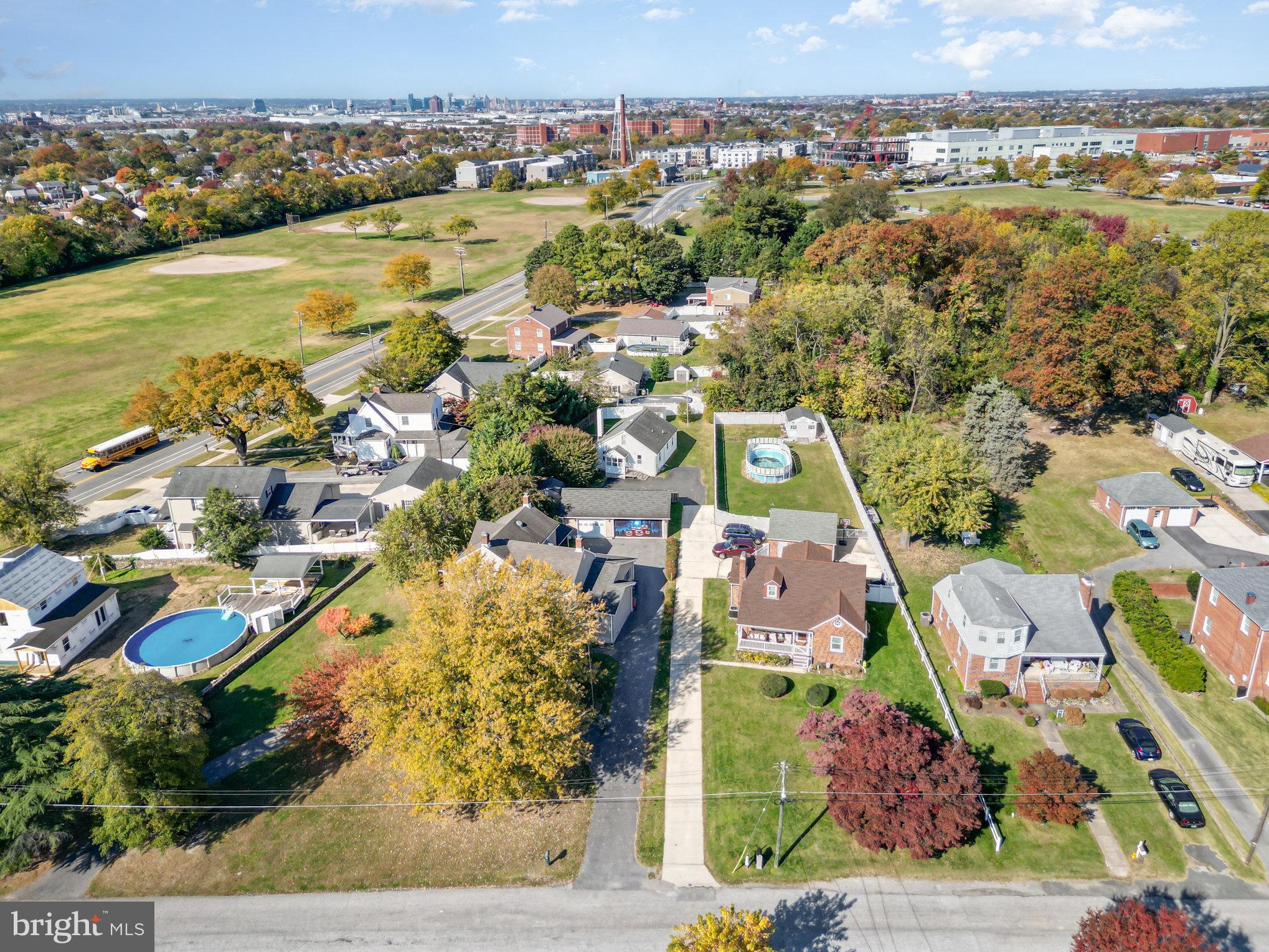 1940 Robinwood Road Baltimore, MD 21222 - Photo 27 of 36 an aerial view of residential houses with outdoor space