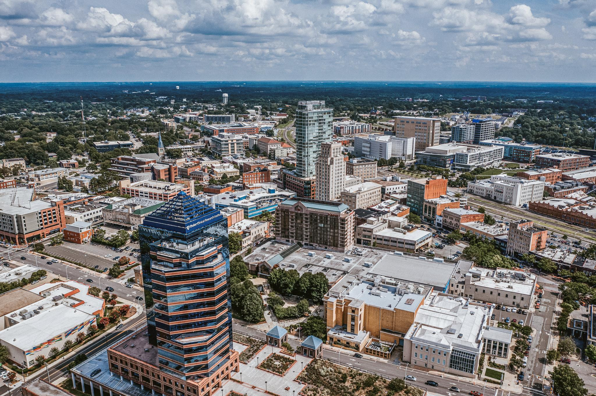 1002 Hundley Durham, NC 27701 - Photo 18 of 18 an aerial view of a city