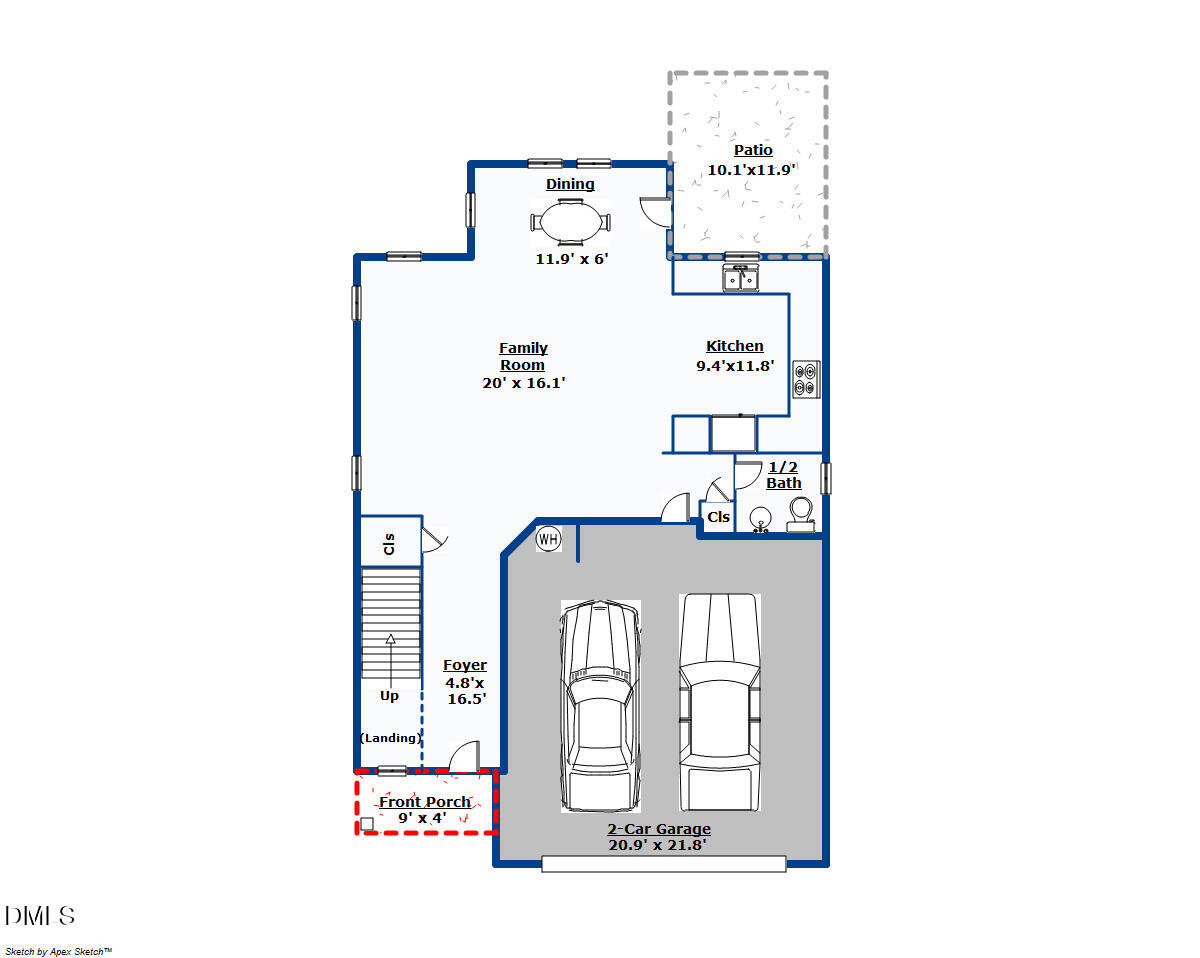 1260 Channel Drop Boulevard Zebulon, NC 27597 - Photo 28 of 29 Floor Plan-1st floor