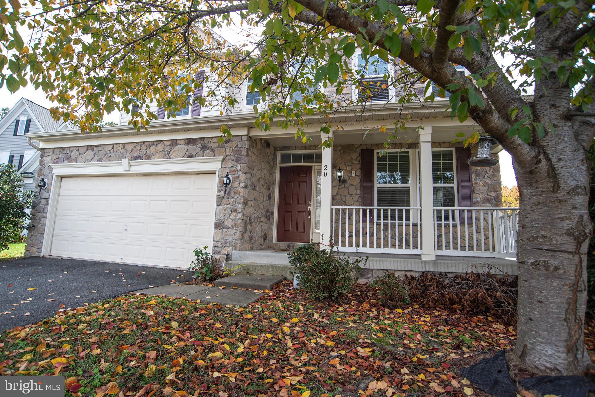 20 Aster Lane Stafford, VA 22554 - Photo 54 of 57 front view of a house with a small yard