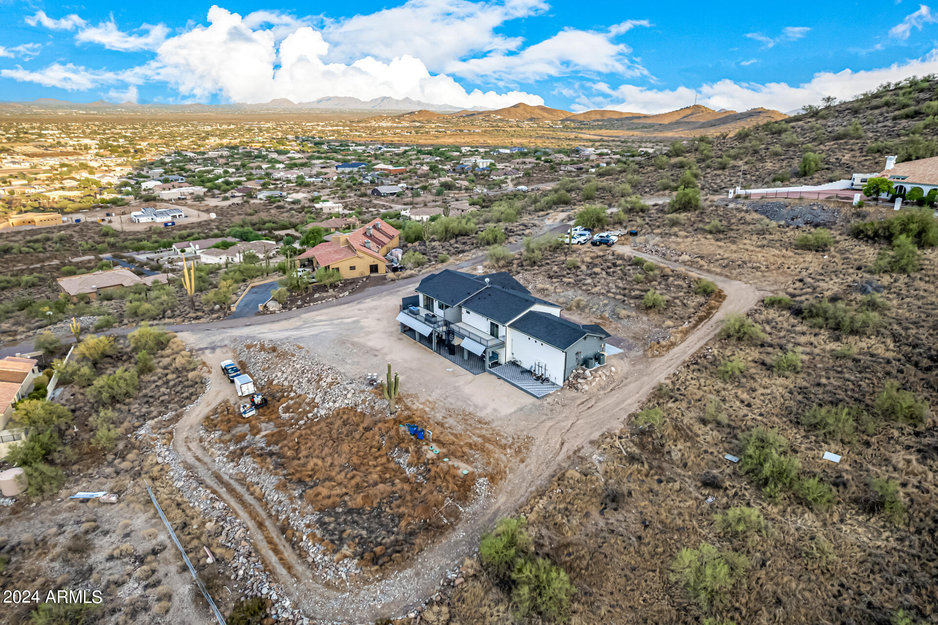 1829 West Cloud Road Phoenix, AZ 85086 - Photo 128 of 137 an aerial view of residential houses with outdoor space
