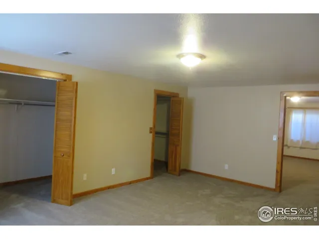 a view of an empty room