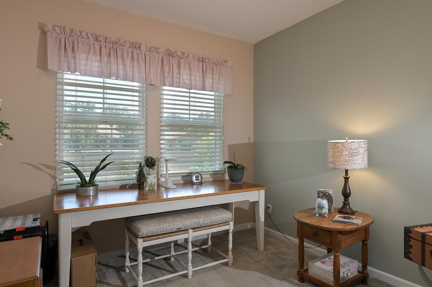 124 Larkspur Loop Morgan Hill, CA 95037 - Photo 19 of 26 a view of a workspace with furniture and a window