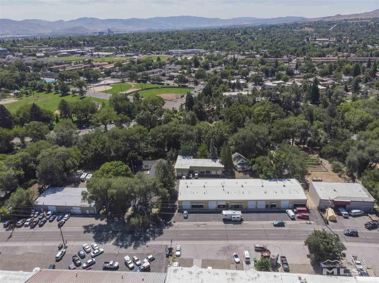 2160 Dickerson Road Reno, NV 89503 - Photo 28 of 35 an aerial view of a city with lots of residential buildings