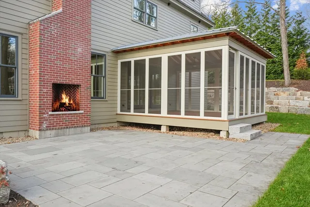 a view of a house with a window