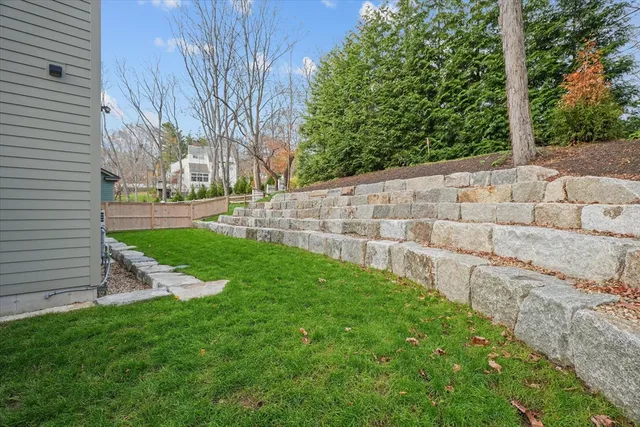 a view of yard with grass