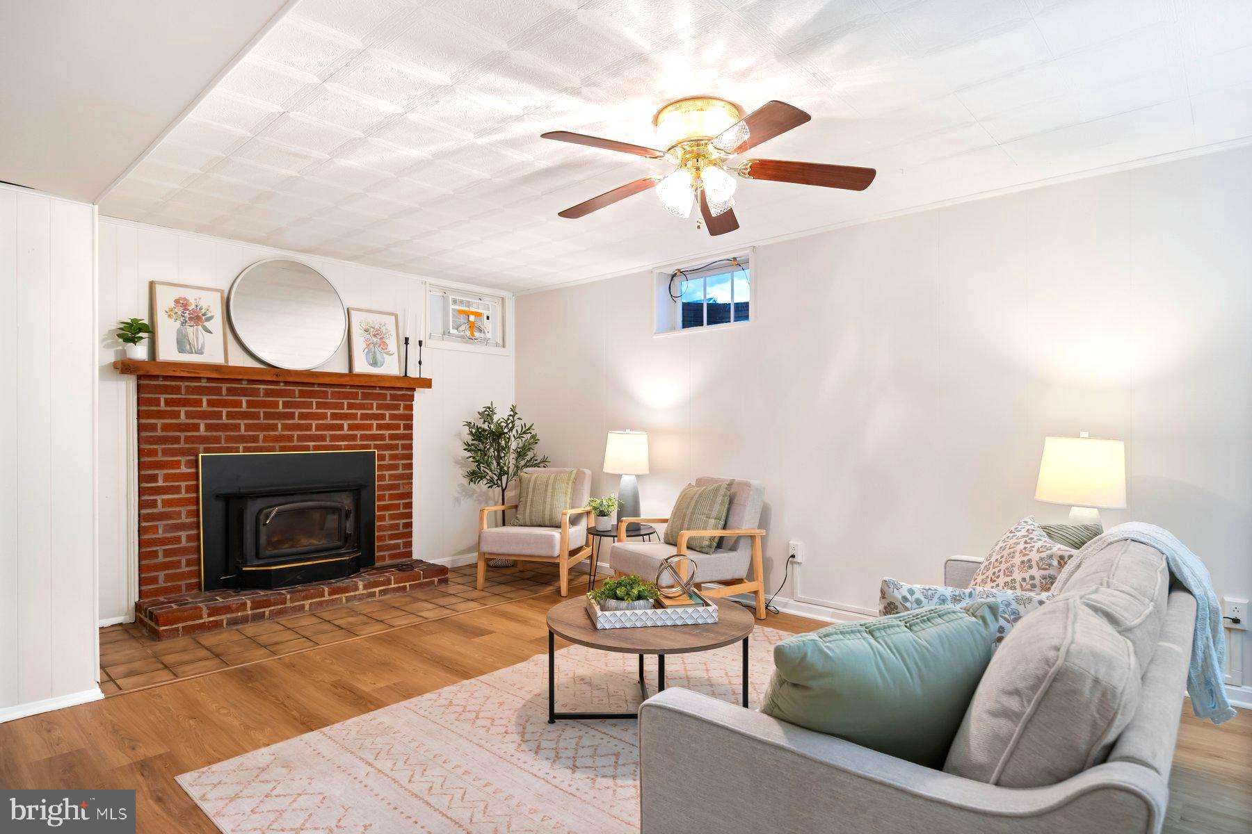 10681 Old Bond Mill Road Laurel, MD 20723 - Photo 18 of 31 Fireplace with insert in Living Room/den