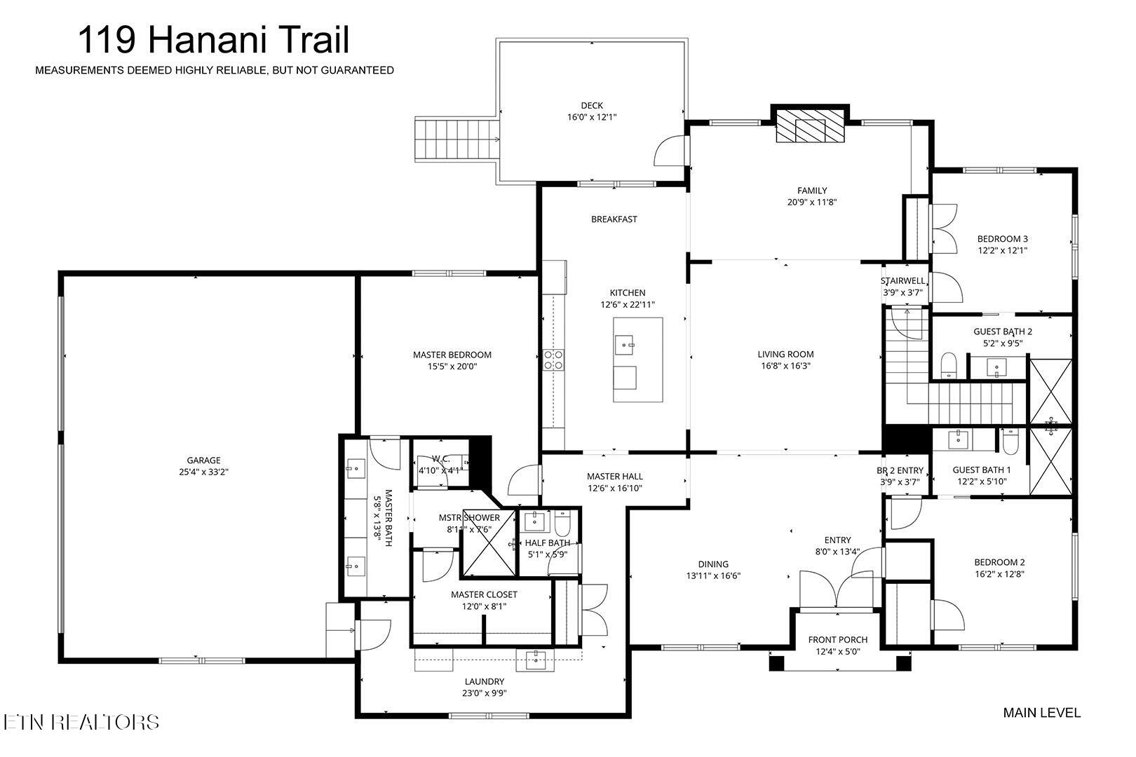 119 Hanani Trail Vonore, TN 37885 - Photo 58 of 59 59_HananiTrail_119_FloorPlan-MainLevel