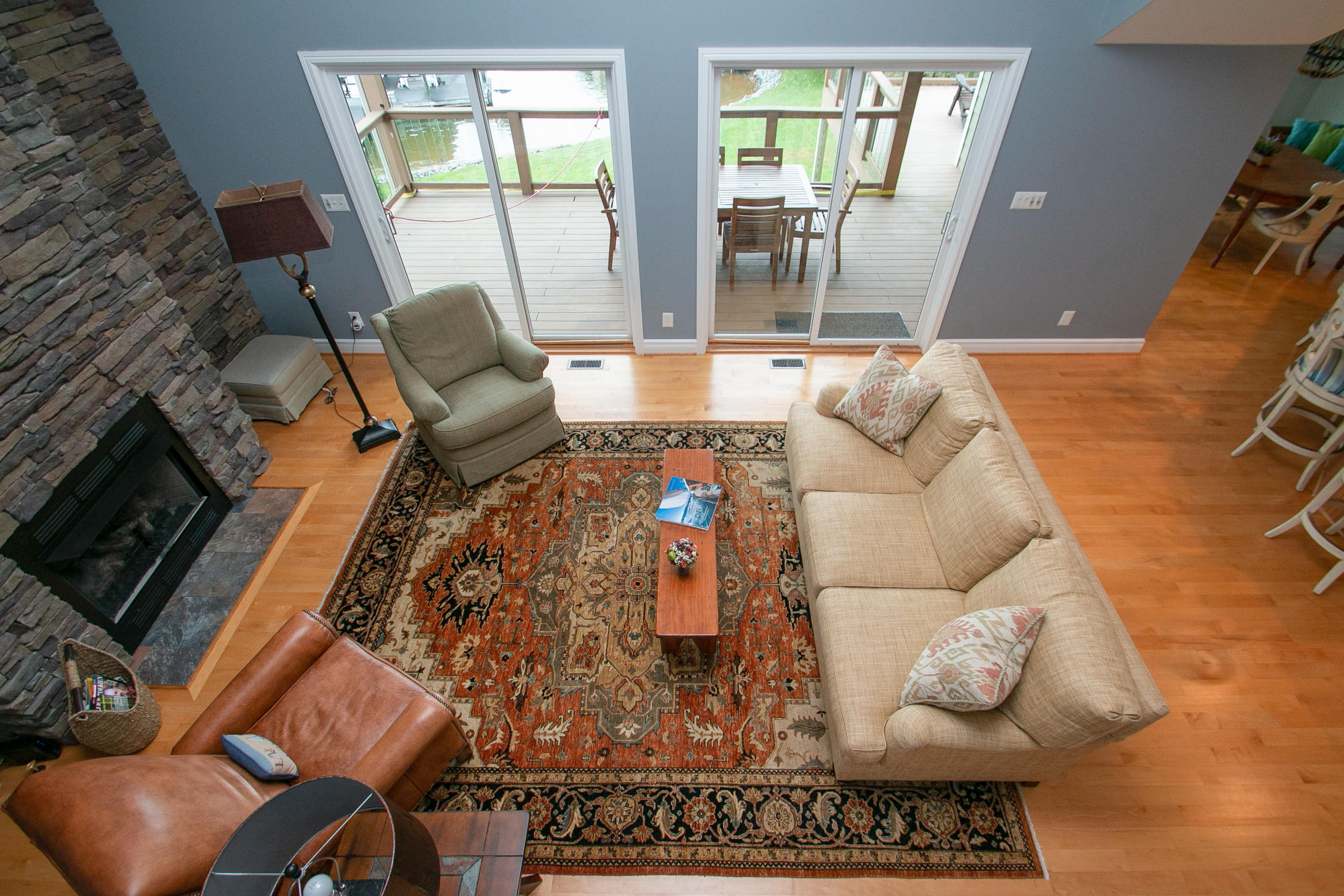 41 Fantasy Point Circle Union Hall, VA 24176 - Photo 31 of 67 a living room with furniture and a floor to ceiling window