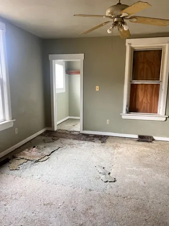 a view of a room with empty room