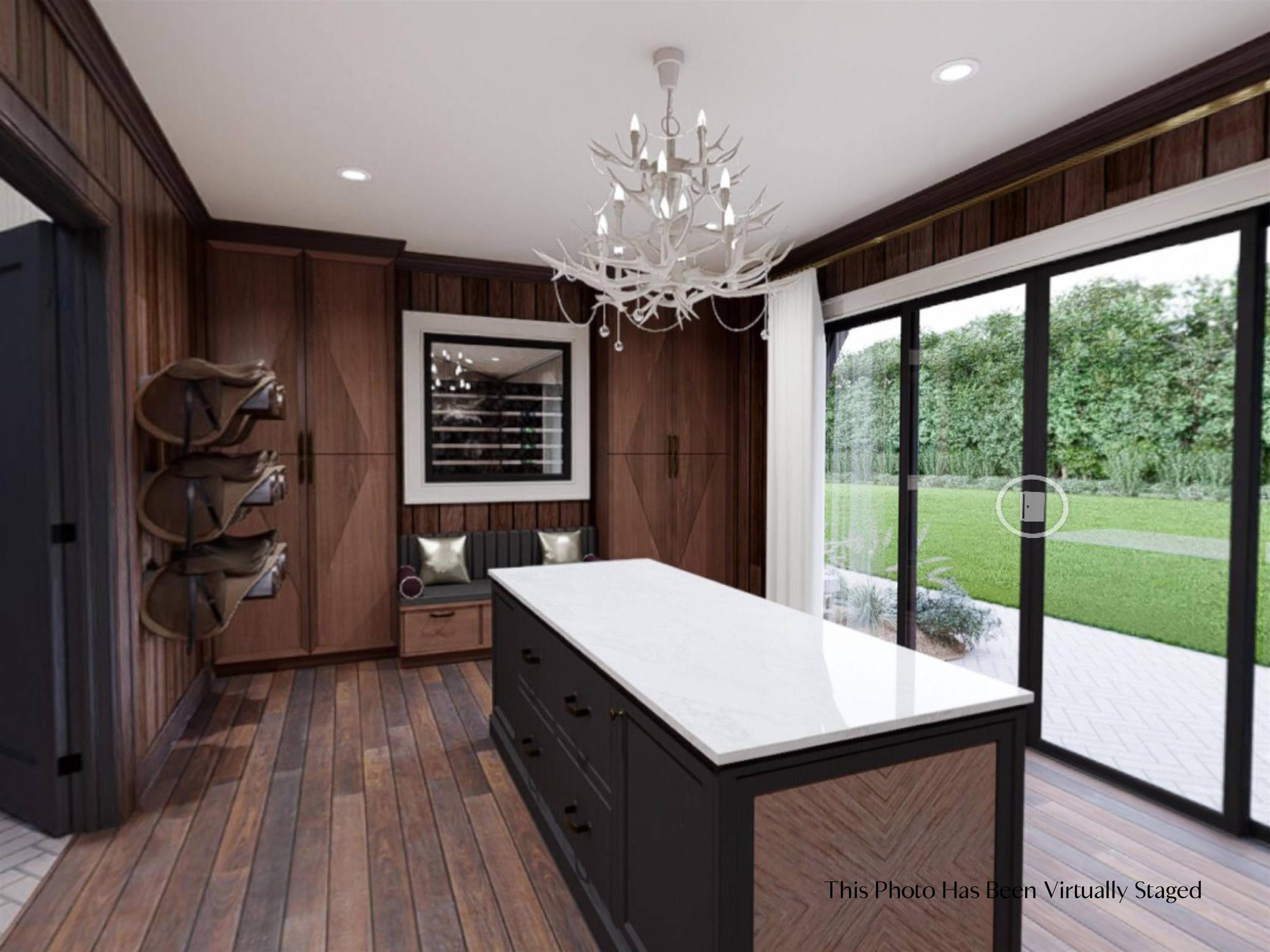 155 Settlement Drive Apex, NC 27523 - Photo 17 of 65 a kitchen with a table chairs and refrigerator