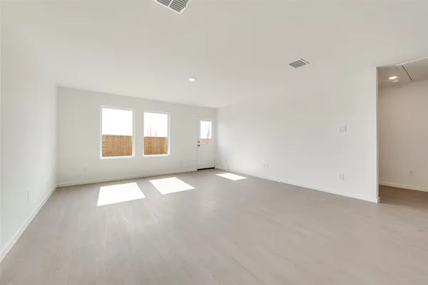 a view of an empty room