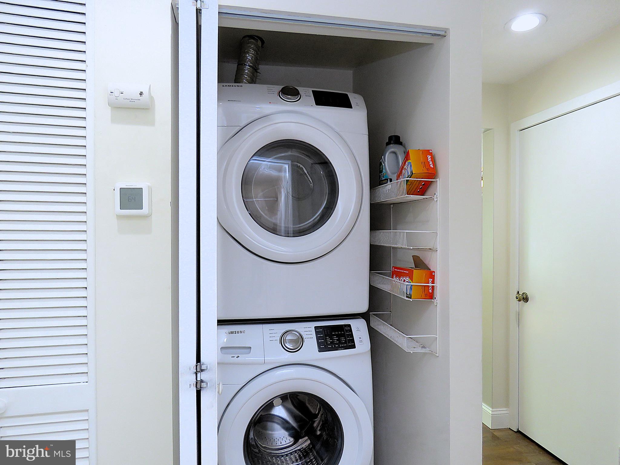 11701 Summerchase Circle, Unit A Reston, VA 20194 - Photo 26 of 32 In-unit Stacked Washer Dryer
