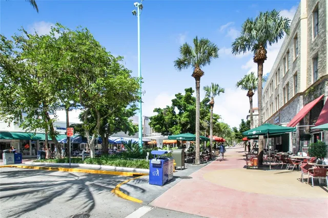 a front view of a building