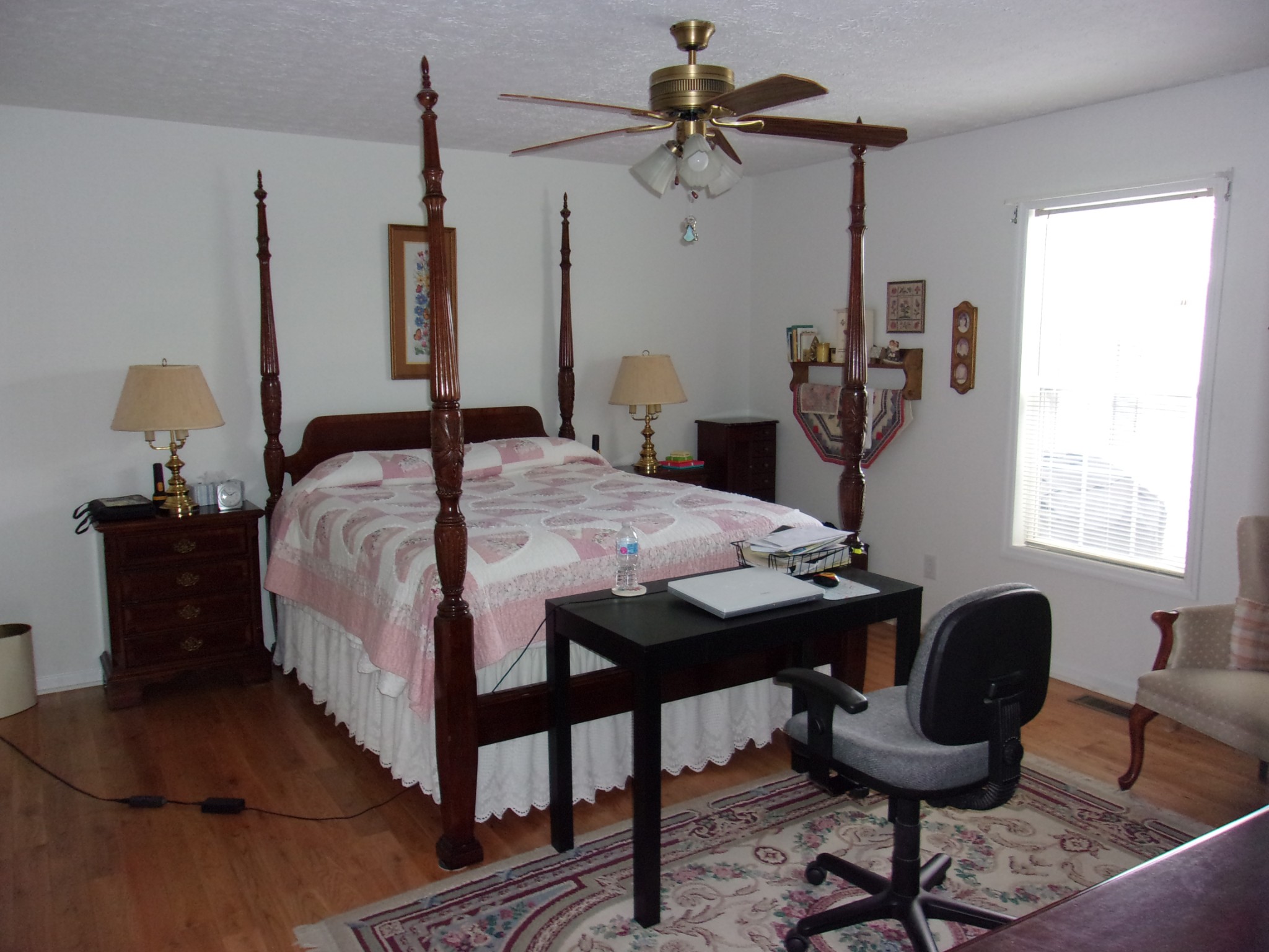 248 Spring Meadows Lane Morrison, TN 37357 - Photo 16 of 36 a bedroom with a bed a desk and chair