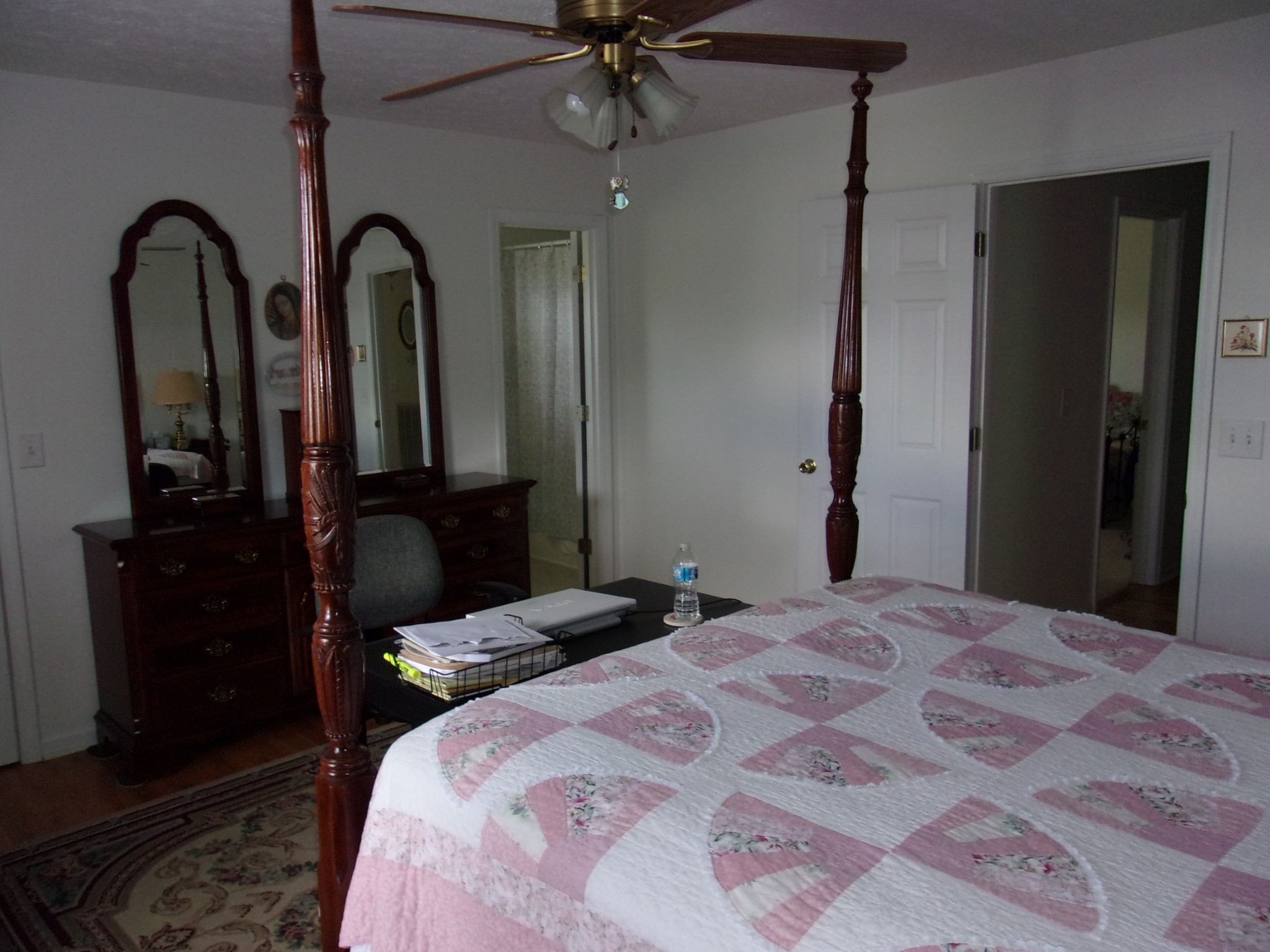 248 Spring Meadows Lane Morrison, TN 37357 - Photo 18 of 36 a bedroom with a bed and a mirror