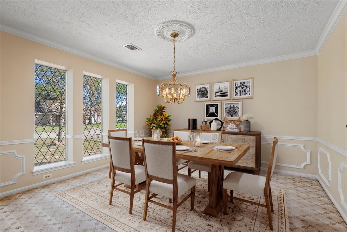 16707 Rugby Court Spring, TX 77379 - Photo 8 of 48 Formal Dining Room: Virtually staged