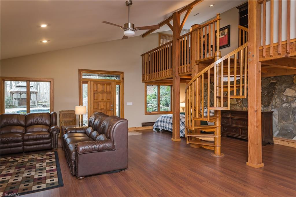6111 Meadow Bluff Lane Oak Ridge, NC 27310 - Photo 23 of 30 This is the guest house! 1200 SF with full operating kitchen, two full baths, laundry, great room and two sleeping areas.